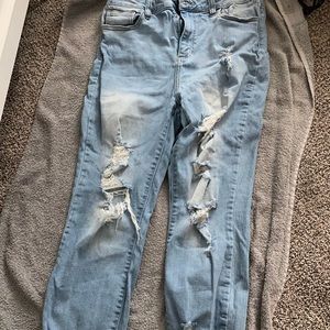 Cropped Rip Jeans